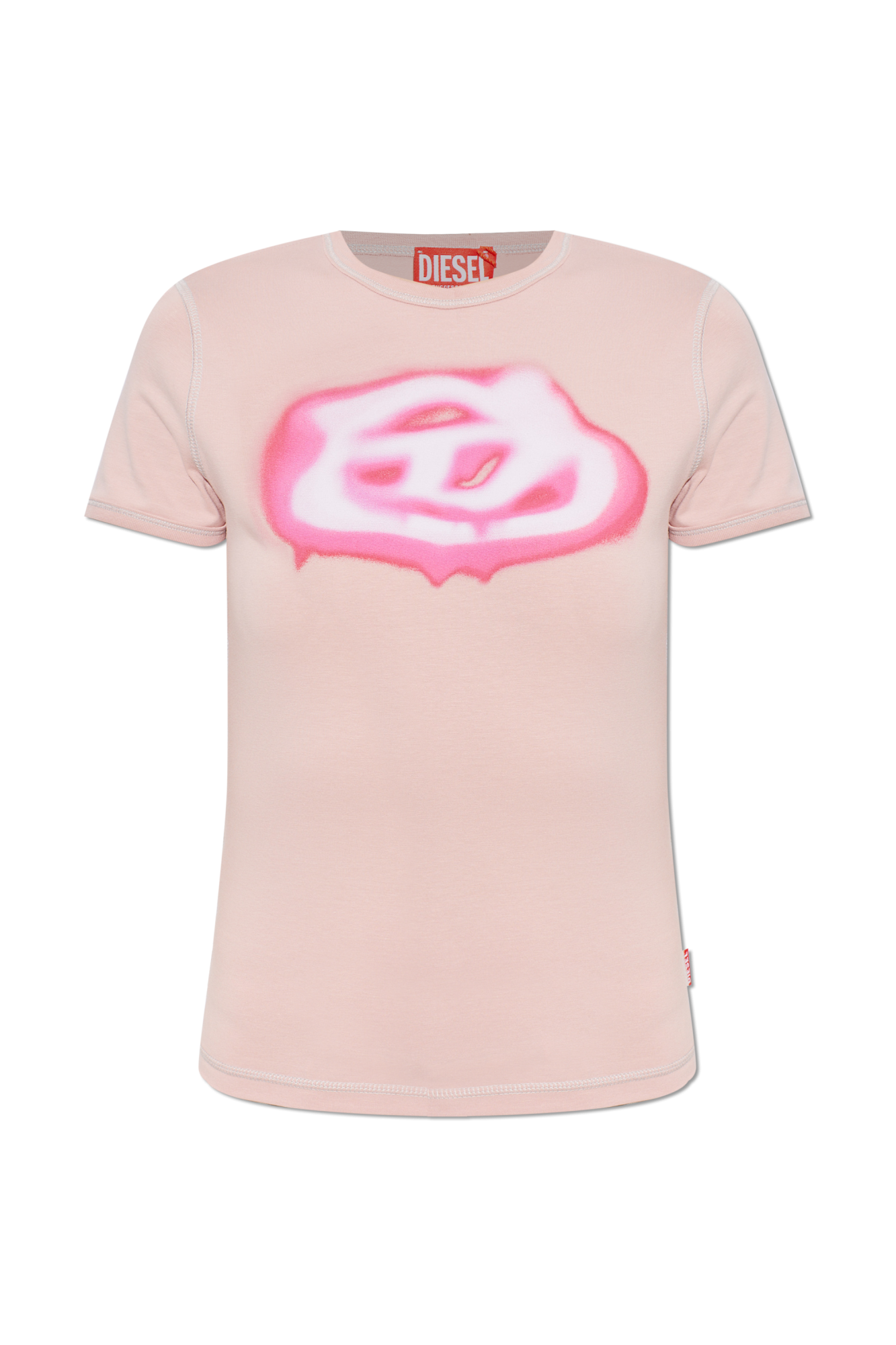 Pink T-shirt ` T-UNCUTIES-LONG-S3` Diesel - Vitkac Northern Ireland